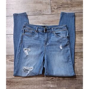 1822 DENIM Skinny Jeans Destroyed Size 6